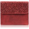 Paolo Peruzzi Dámska vintage kožená peňaženka malá T-114-HRD červená