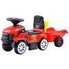 TRAKTOR Odrážadlo s prívesným vozíkom ZA3746 - Červené TRAKTOR Odrážadlo s prívesným vozíkom ZA3746 - Červené