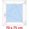 Soft Plastové okno 70x75 cm, otváravé a sklopné Soft Plastové okno 70x75 cm, otváravé a sklopné