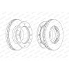 Brzdový kotúč FERODO (Federal-Mogul) FCR239A Brzdový kotúč FERODO (Federal-Mogul) FCR239A