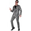 Oblečenie oblek zebra vzor zebry čierno-strieborný XXL Oblečenie oblek zebra vzor zebry čierno-strieborný XXL