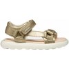 Dievčenské sandále Geox, J SANDAL PUFFYPOP Zlatá,Biela 38 Dievčenské sandále Geox, J SANDAL PUFFYPOP Zlatá,Biela 38