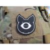 JACKETS TO GO nášivka MONSTER PIG plast velcro ČIERNA/BIELA JACKETS TO GO nášivka MONSTER PIG plast velcro ČIERNA/BIELA