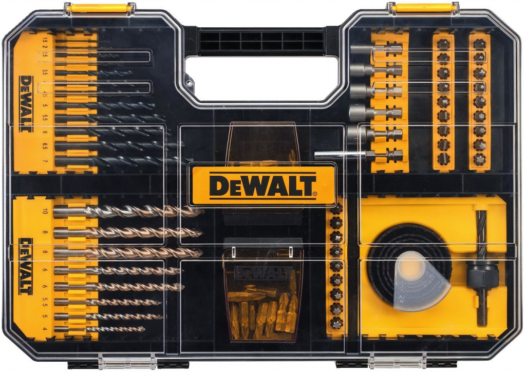 Sada 100 ks bitov a vrtákov DT71569 DeWalt