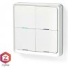 NEDIS chytrý nástěnný vypínač/ Zigbee 3.0/ nástěnný držák/ bílý NEDIS chytrý nástěnný vypínač/ Zigbee 3.0/ nástěnný držák/ bílý