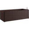 STEFANPLAST Samozavlažovací kvetináč NATURAL DELUXE 100x43x33cm moka STEFANPLAST Samozavlažovací kvetináč NATURAL DELUXE 100x43x33cm moka