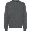 Blend pánsky sveter bhbranko crew knit tmavo sivá