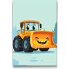 Vymalujsisam.sk Maľovanie podľa čísiel - Buldozér pre deti Veľkosť: 20x30cm, Rám: Na plastovej doske Vymalujsisam.sk Maľovanie podľa čísiel - Buldozér pre deti Veľkosť: 20x30cm, Rám: Na plastovej doske