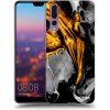 Picasee silikónový čierny obal pre Huawei P20 Pro - Black Gold Picasee silikónový čierny obal pre Huawei P20 Pro - Black Gold