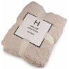 Deka plyšová, vrkôčiková 150x200 cm - 1 ks 2 béžová svetlá Deka plyšová, vrkôčiková 150x200 cm - 1 ks 2 béžová svetlá