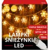 VIANOČNÉ OSVETLENIE NA STROMČEK SVETELNÁ LED ZÁCLONA HVIEZDIČKY VIANOČNÉ 10M GIRLANDA VIANOČNÉ OSVETLENIE NA STROMČEK SVETELNÁ LED ZÁCLONA HVIEZDIČKY VIANOČNÉ 10M GIRLANDA