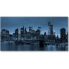 Foto obraz fotografie na skle New York noc 100x50 cm Foto obraz fotografie na skle New York noc 100x50 cm