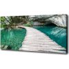 Foto obraz na plátne do obývačky Plitvické jazerá 100x50 cm Foto obraz na plátne do obývačky Plitvické jazerá 100x50 cm