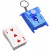 mobilNET prívesok na kľúče - hracie karty, modré mobilNET prívesok na kľúče - hracie karty, modré