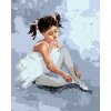 ZUTY Maľovanie podľa čísel MALÁ BALETKA Rámovanie bez rámu a bez vypnutia plátna Rozmer 80 x 100 cm