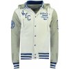 GEOGRAPHICAL NORWAY mikina pánska baseballová ALL IN MEN HOOD 100 bílá M GEOGRAPHICAL NORWAY mikina pánska baseballová ALL IN MEN HOOD 100 bílá M
