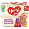 Hami 100% ovocie jablko a slivka 4x100 g 4m+ Hami 100% ovocie jablko a slivka 4x100 g 4m+