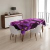 Sablio Obrus Fialové kvety - 130x130 cm Sablio Obrus Fialové kvety - 130x130 cm