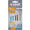 Extol Premium Listy do priamočiarej píly, sada 5ks, 5 typov, upínanie Bosch, 8805100 Extol Premium Listy do priamočiarej píly, sada 5ks, 5 typov, upínanie Bosch, 8805100