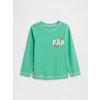GAP Baby plavecké tričko s logom Americana Zelená 3YRS GAP Baby plavecké tričko s logom Americana Zelená 3YRS