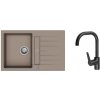 K-StrongSinks S3 Set drez Vardar 780x500mm granit béžová + Bater. Garonne čierna K-StrongSinks S3 Set drez Vardar 780x500mm granit béžová + Bater. Garonne čierna