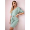 Dress with wings on the shoulders dark mint kaki One size Kesi 5907302607911 Dress with wings on the shoulders dark mint kaki One size Kesi 5907302607911