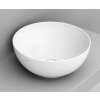 Ceramica Dolomite Noemi umývadlo 44x44 cm okrúhly pultové umývadlo biela matná D310641 Ceramica Dolomite Noemi umývadlo 44x44 cm okrúhly pultové umývadlo biela matná D310641
