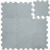 Zopa Penová podložka Puzzle 9 ks Light Grey Light Grey