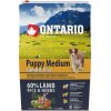 Krmivo Ontario Puppy Medium Lamb & Rice 2,25kg Krmivo Ontario Puppy Medium Lamb & Rice 2,25kg