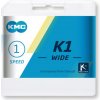 Reťaz na bicykel KMC K1 WIDE STRIEBORNÁ/ČIERNA 1/ (8,2 - 8,6 mm) Reťaz na bicykel KMC K1 WIDE STRIEBORNÁ/ČIERNA 1/ (8,2 - 8,6 mm)