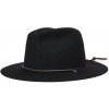 BRIXTON klobúk Freeport Fedora Black BLACK vel. M BRIXTON klobúk Freeport Fedora Black BLACK vel. M