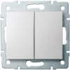 Kanlux LOGI 25069 Dvojité tlačítko 10AX - 250V~,biely Kanlux LOGI 25069 Dvojité tlačítko 10AX - 250V~,biely