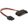 Delock Cable Power SATA 15 pin plug > Power Slim SATA 6 pin receptacle 10 cm Delock Cable Power SATA 15 pin plug > Power Slim SATA 6 pin receptacle 10 cm
