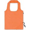 Skladacia RPET taška, oranžová Skladacia RPET taška, oranžová