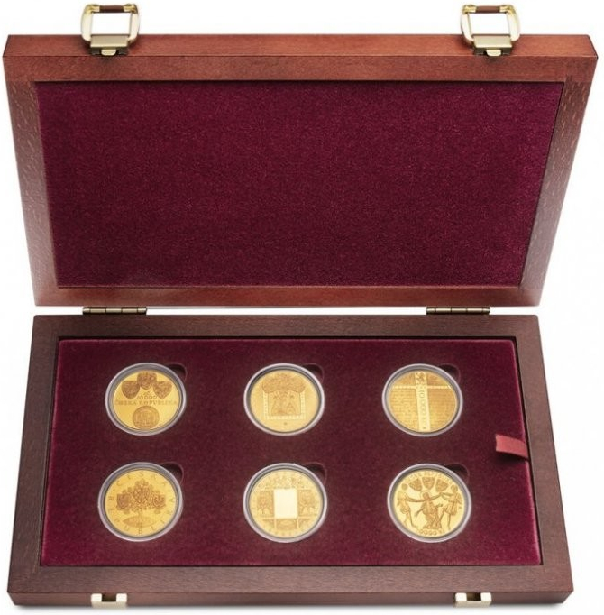 Česká mincovna Sada 6 zlatých mincí Mimořádné ražby Standard 186,6 g