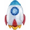 Party Fóliový balón Raketa, motív Vesmír 56x75cm Party Fóliový balón Raketa, motív Vesmír 56x75cm