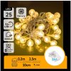 Aigostar B.V. | Aigostar - LED Vonkajšia vianočná reťaz 25xLED/3xAA/8 funkcií 2,8 m IP44 teplá biela | AI1142 Aigostar B.V. | Aigostar - LED Vonkajšia vianočná reťaz 25xLED/3xAA/8 funkcií 2,8 m IP44 teplá biela | AI1142