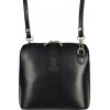 Čierna dámska kožená kabelka cez rameno Barberinis, crossbody 17 x 16 x 8,5 cm Čierna dámska kožená kabelka cez rameno Barberinis, crossbody 17 x 16 x 8,5 cm