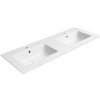 GSI - PURA keramické dvojumývadlo Slim 122x46cm, biela ExtraGlaze 8888111 GSI - PURA keramické dvojumývadlo Slim 122x46cm, biela ExtraGlaze 8888111