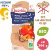 BABYBIO, Sladké zemiaky s letnou zeleninou, 2× 200 g BABYBIO, Sladké zemiaky s letnou zeleninou, 2× 200 g