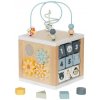 Drevená multifunkčná kocka Safari Montessori Baby Mix Drevená multifunkčná kocka Safari Montessori Baby Mix