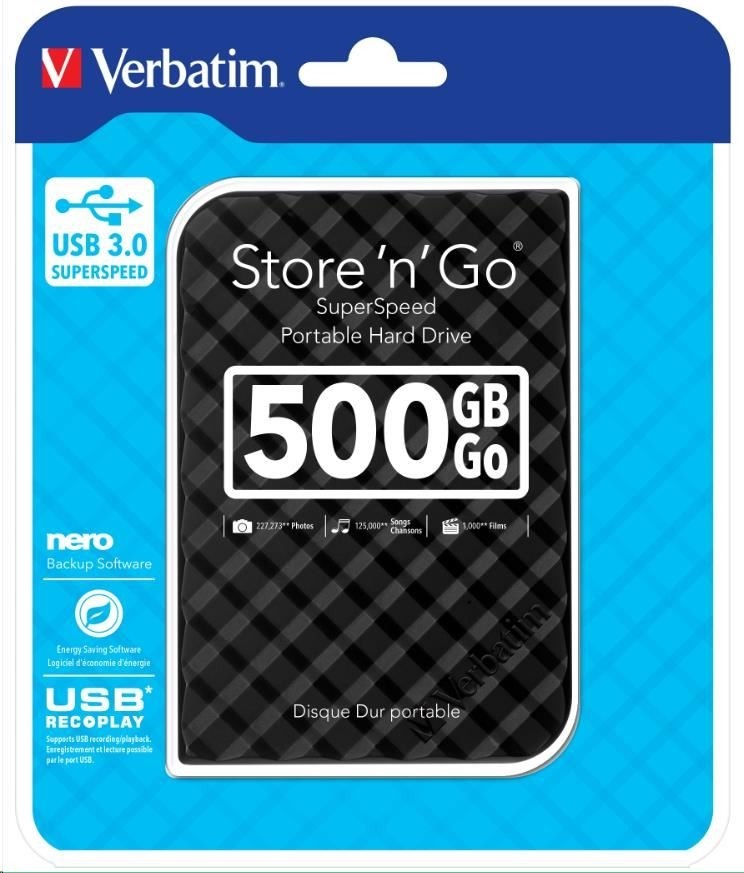 Verbatim Store\'n\'Go Gen 2 500GB, 53193
