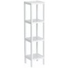 ZELLER Koupelnový regál z MDF, 22 × 22 × 92 cm ZELLER Koupelnový regál z MDF, 22 × 22 × 92 cm