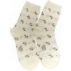 Dámske biele ponožky GLOW Dámske biele ponožky GLOW