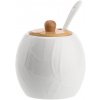 Cukornička porcelánová s lyžičkou a dreveným vrchnákom 250ml, Intavola Cukornička porcelánová s lyžičkou a dreveným vrchnákom 250ml, Intavola