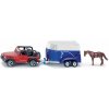 SIKU Blister 1651 Terénne auto s prívesom a koňom 1:87 SIKU Blister 1651 Terénne auto s prívesom a koňom 1:87