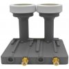 Tesla Excelent Monoblock Twin 4.3° 5715 - LNB konvertor Tesla Excelent Monoblock Twin 4.3° 5715 - LNB konvertor