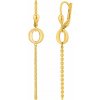 Silvego Zlaté retiazkové náušnice Zaretta zo žltého zlata FNN33375EGY Silvego Zlaté retiazkové náušnice Zaretta zo žltého zlata FNN33375EGY