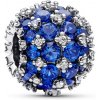 PANDORA korálka Žiarivá modrá pavé korálka s krištáľmi modrej farby 792630C02 PANDORA korálka Žiarivá modrá pavé korálka s krištáľmi modrej farby 792630C02