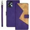 Peňaženkové kožené puzdro idewei Two-color na Motorola Moto G13 / G23 / G53 5G - Fialová Peňaženkové kožené puzdro idewei Two-color na Motorola Moto G13 / G23 / G53 5G - Fialová